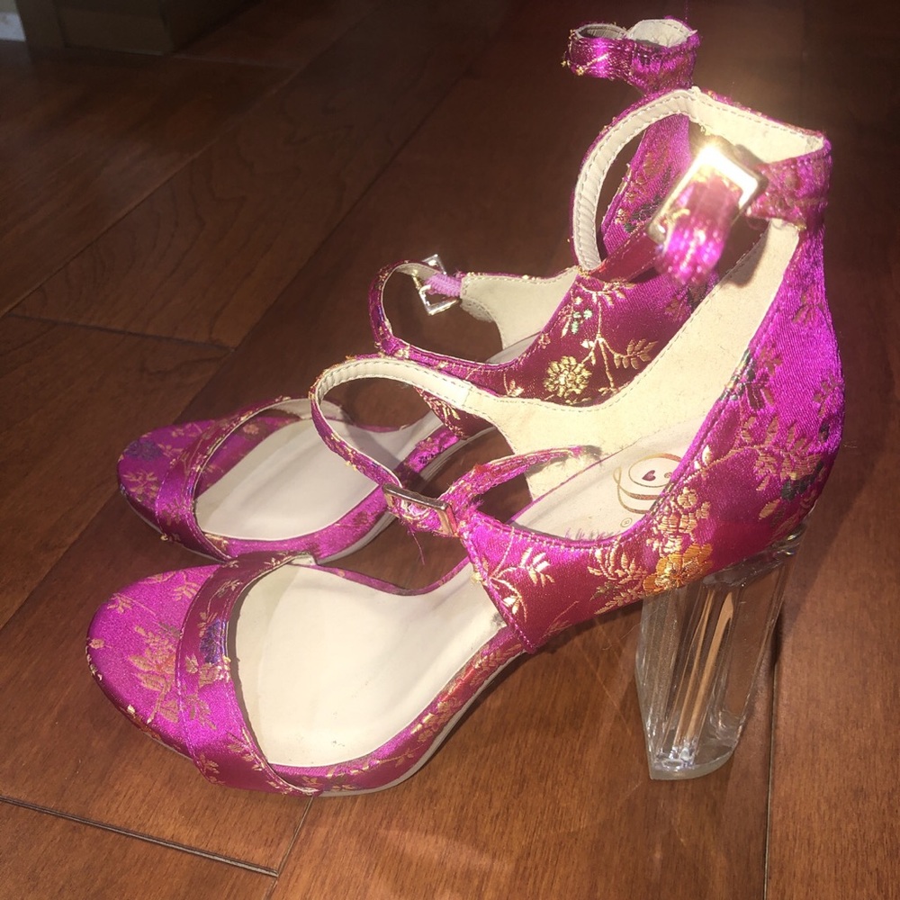 Pink heels
